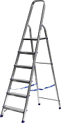 Лестница-стремянка алюминиевая, 6 ступеней, 124 см (38801-6) СИБИН