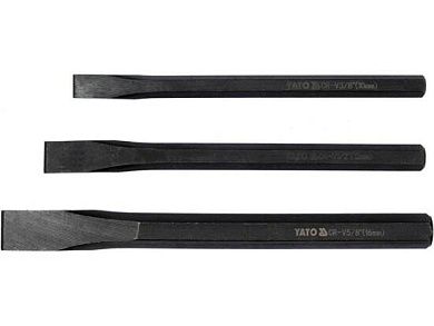 Зубила, 3шт., CrV (YT-4711) YATO