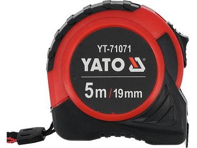 Рулетка 5м/19мм NYLON, ABS, быт.(YT-71071) YATO