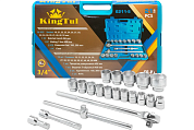 Набор инструментов 21пр. 3/4" (6гр.)(19-50мм) в пласт.кей(KT-6211-5) KINGTUL
