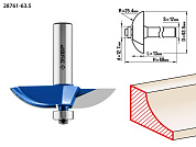 Фреза фигирейная №2, D= 63,5мм, раб. длина-13мм, радиус-25,4мм, хв.-12мм, d-12,7мм (28761-63.5) ЗУБР