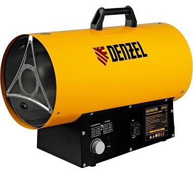 Пушка тепловая газовая GHG-30i (30 кВт, 445 м3/ч, 300 м2, пропан-бутан, цифр. терм.) (96471) DENZEL