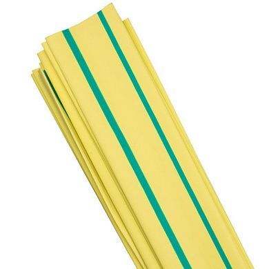 Трубка термоусаживаемая ТУТ 50/25 желто-зеленая (66169) ETP