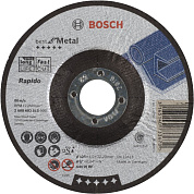 Круг отрезной 125х1.0х22.23 мм для металла вогнутый Best for Metal Rapido (2 608 603 515) BOSCH