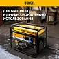 Генератор бензиновый GE-8900, 8,5 кВт, 220В/50Гц, 25 л, ручной старт Denzel фото11