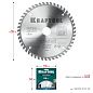 Диск по дереву пильный 48Т, 216х30мм, Precision, (36952-216-30) KRAFTOOL фото8