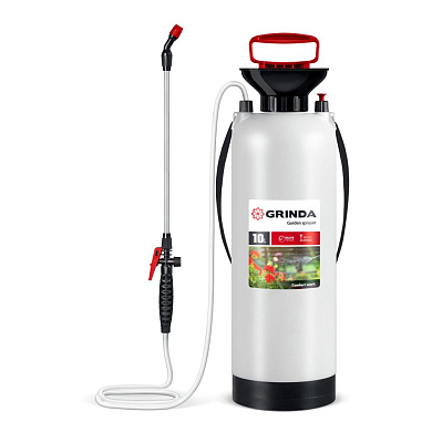 Опрыскиватель 10 л, переносной, с широкой горловиной и устойчивым днищем "TS-10" (8-425119) GRINDA