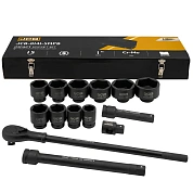 Набор головок ударн. 1", 15пр., (6гр.)(JCB-8141-5MPB) JCB
