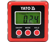 Угломер электронный 58x58x32мм, диапазон 4х90°, LCD (YT-71000) YATO