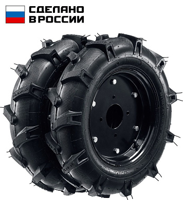 Колеса для мотоблоков пневматические КП-2, 4.00-10, 2 шт. (707106-2) ЗУБР