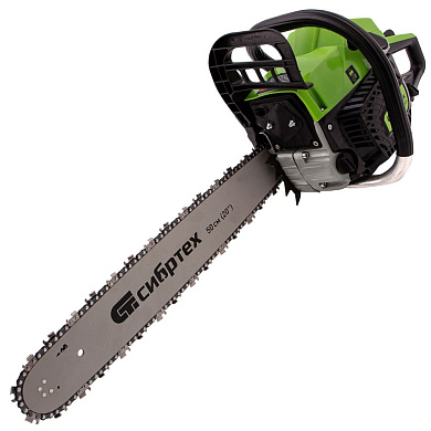 Бензопила БП-5850, 58 см3, шина 50 см, шаг 0,325, паз 1,5 мм, 76 зв Сибртех