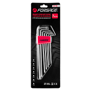 Набор ключей TORX экстра длинных 7пр.(Т10,Т15,Т20,Т25,Т27,Т30,Т40)F-5071XL) Forsage