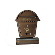 Ящик металлический почтовый 465х100х340 (SO2T золото антик) METLINE