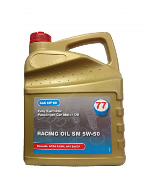 Масло моторное синтетическое Racing Oil SM 5W-50, 5л (700008) Lubricants