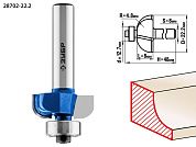 Фреза кром. калев. №2, D= 22,2мм, раб. дл.-8мм, рад.-4,8мм, хв.-8мм, d-12,7мм (28702-22.2) ЗУБР