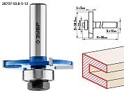Фреза горизонтально-пазовая, D= 50,8мм, высота-5мм, хв.-12мм, d-22мм (28757-50.8-5-12) ЗУБР