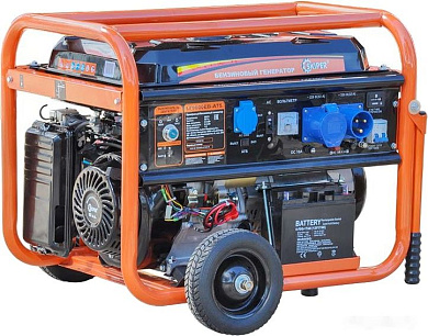 Электростанция SKIPER LT9000EB-ATS (6.5кВт, 1x220В/16А/3.5кВт, 1х220В/32А/6кВт, 12В, ATS,кол, эл./ст
