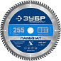 Диск по ламинату пильный 80Т, 255х30мм, Ламинат, Профессионал (36930-255-30-80) ЗУБР фото2