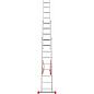 Лестница алюминиевая 3-х секц. NV2230 (9 ступ. 225/391см, 12.0кг) Новая Высота фото4