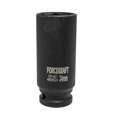 Головка ударн. 1/2" 24мм 6гр. глубокая (FK-4458524) FORCEKRAFT
