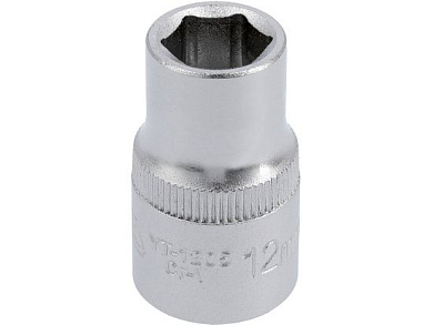 Головка 1/2" 12мм 6гр. (L=38мм)(YT-1205) YATO