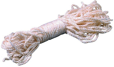 Веревка капроновая, d=4,0 мм, 20 м, 180 кгс, 6,5 ктекс (50204) ЗУБР