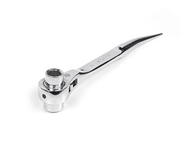 Ключ коликовый торцевой трещоточный 11х13мм, хром (121323) HORTZ