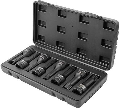 Набор головок-бит ударн. 1/2", M5-M18, 8 пр. SPLINE (FK-40811MPB) FORCEKRAFT