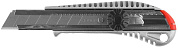 Нож технический, сегм. лезвие, 18мм, метал. корпус "ПРО-18В""Профессионал" (09172) ЗУБР