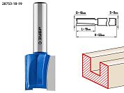 Фреза пазовая прямая, D= 18мм, рабочая длина-19мм, хв.-8 мм (28753-18-19) ЗУБР