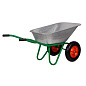 Тачка садово-строительная, 2-х колесн., усил., грузоподъемность 320 кг, объем 100 л (68923) PALISAD фото3