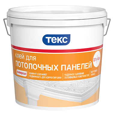 Клей универсальный ТЕКС для потолочных панелей 4.5 кг
