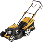 Газонокосилка бенз. GLD-460SP, 146 куб.см., шир. 46 см,привод,7 уров.,травосб. 50 л Denzel