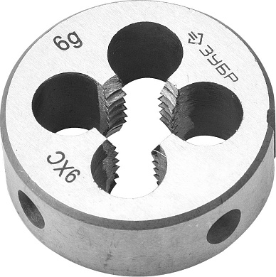 Плашка м/р М5x0.8, 9ХС "МАСТЕР" (4-28022-05-0.8) ЗУБР