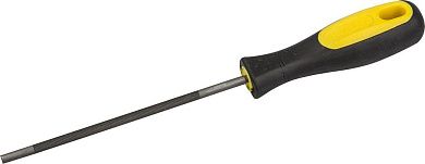 Напильник "PROFI" круглый, с двухкомп. рукояткой, для заточки цепных пил, 150мм (16605-15-21) STAYER