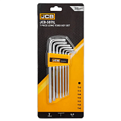 Набор ключей TORX длинных, 7пр.(Т10,Т15,Т20,Т25,Т27,Т30,Т40)(JCB-5071L) JCB