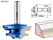 Фреза кромочная для углового сращивания, D= 38,1мм, рабочая длина-17,1мм,хв.-12мм (28724-38.1) ЗУБР