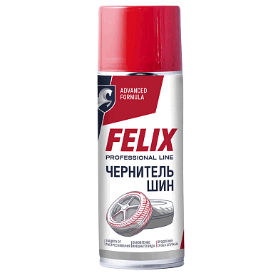 Чернитель шин, в аэроз. уп. 520 мл. (411040114) FELIX