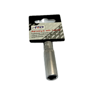 Головка торцевая 1/4" 6гр. 10мм L50мм CrV на держателе (HD-1421P) H-D