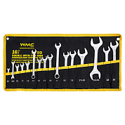 Набор ключей комбинированных и рожковых,16пр. 6-36 мм (WMC-5199) WMC TOOLS
