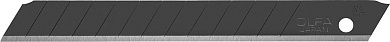 Лезвия сегментированные BLACK MAX, 9х80х0,38мм, 13 сегментов, 50шт (OL-ABB-50B) OLFA