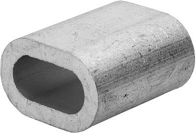 Зажим для троса DIN 3093 алюминиевый Ø 2мм 2шт. (304476-02) ЗУБР
