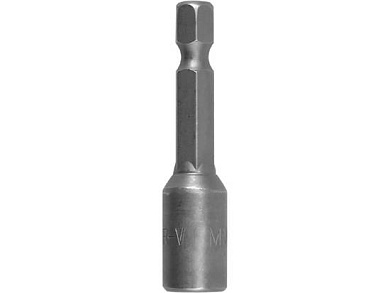 Насадка магнитная с торцовой головкой 6мм, L 48мм, 1/4", в блистере (YT-1511) YATO