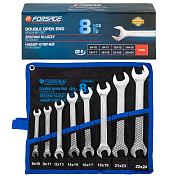 Набор ключей рожковых, 8пр. 8-24мм (F-5084P) Forsage