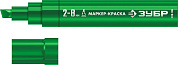 Маркер-краска, зеленый, клиновидный, экстрабольшой объем, толщ. письма 2-8мм "МК-800" (06327-4) ЗУБР