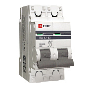 Автоматический выключатель ВА 47-63, 2Р 50А (C) 4,5кА EKF PROxima