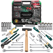 Набор инструментов 74пр. 1/4'', 1/2'' (6гр.)(RF-4742-5) RockFORCE