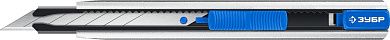 Нож технический, сегм. лезвие, 9мм, металлический, с автофиксатором "ПРО-9А" (09152) ЗУБР
