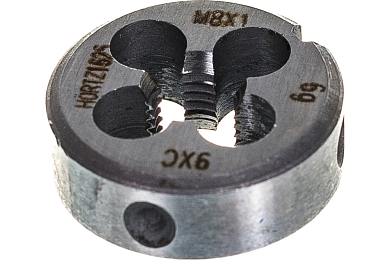 Плашка метрическая М 8х1.0 9ХС (204000) HORTZ