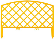 Забор декоративный "ПЛЕТЕНЬ", 24x320см, желтый (422207-Y) Grinda